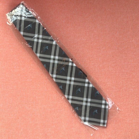 NEW Carolina Panthers Rhodes NFL Tie Men’s Neck Tie Accessory Keep Pounding NC - Picture 2 of 6